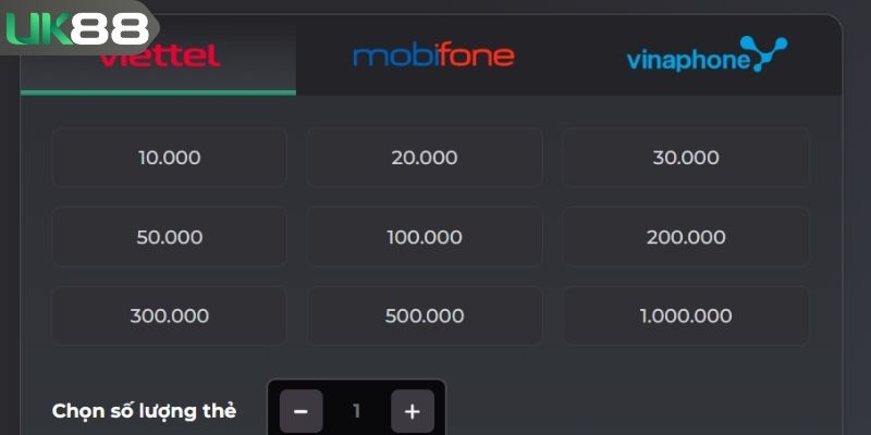 Hướng dẫn hoàn tất rút thưởng bằng thẻ cào điện thoại