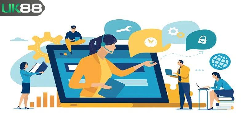 Liên hệ nhà cái UK88 để được hỗ trợ các lỗi